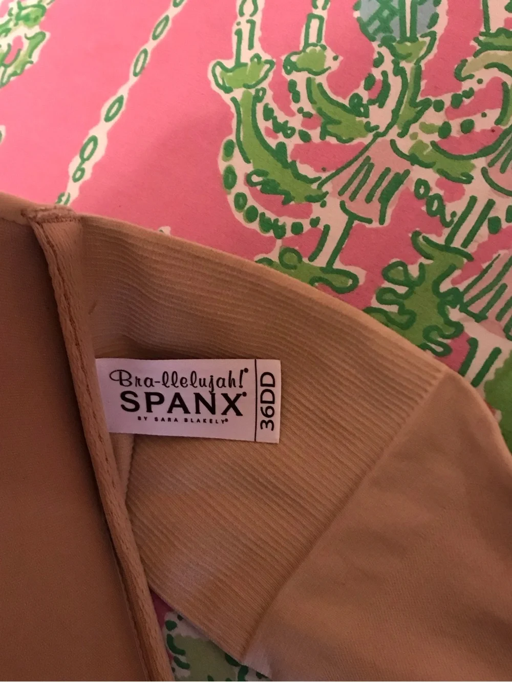 Spanx bra-llelujah front closure nude bra size 36DD